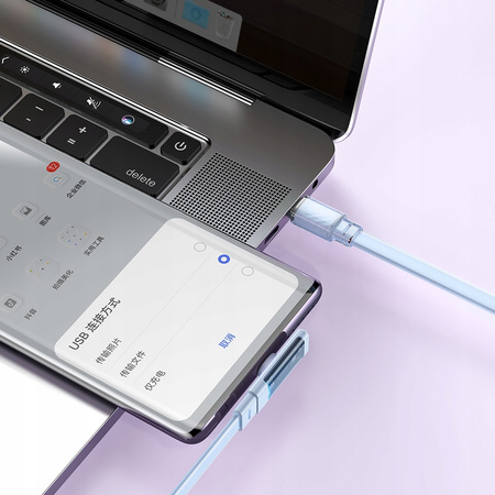 Mcdodo Fast USB-C PD Winkelkabel 65W 1,2M Blau