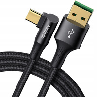 Mcdodo Kabel kątowy do telefonu szybkie ładowanie USB-C 6A 1,2M