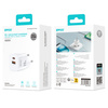 BWOO ładowarka sieciowa PD CDA156 1x USB-C 1x USB 20W biała