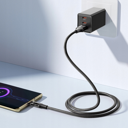 Cablu de telefon Mcdodo, puternic, încãrcare rapidã, MICRO, USB, QC 4.0 3A, 1,2 m, negru