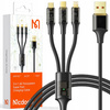 Mcdodo Micro USB cable, for iPhone, Usb-C 3in1 6A 100W