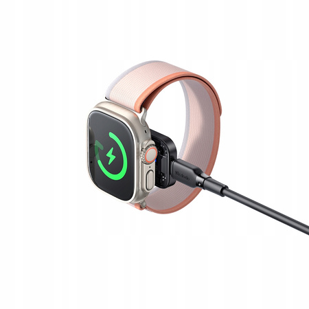 Kabelloses Ladegerät von Mcdodo für Apple Watch 5, 6, 7 und 8, Schwarz