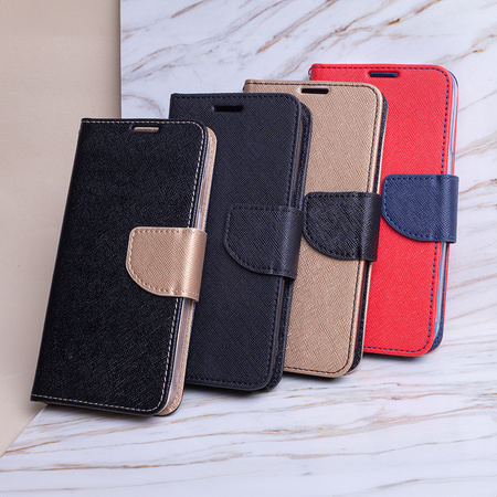 Etui Smart Fancy do iPhone 16 Pro 6,3" czarno-złote