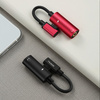 Mcdodo Adapter przejœciówka USB-C do mini Jack 3,5mm + £adowanie bez DAC