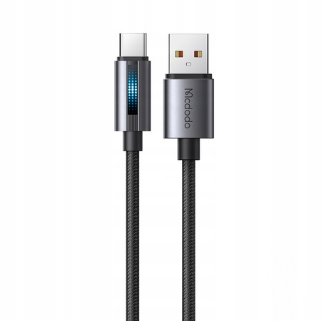 MCDODO USB-C-Kabel zum Schnellladen für Samsung und Xiaomi (Typ C, 6 A, 100 W, 1 m, LED)
