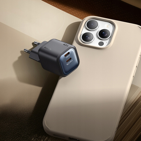 MCDODO Schnellladegerät für Handys, Wandladegerät, 2x USB-C PD, 45W