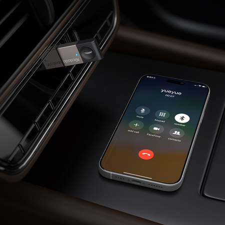 MCDODO ADAPTER TRANSMITER BLUETOOTH DO USB ODBIORNIK ANDROID AUTO CARPLAY