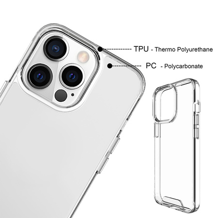Nakładka Hybrid Crystal do iPhone X / XS transparentna
