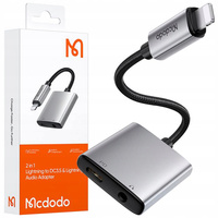 MCDODO ADAPTER LIGHTNING MINI JACK 3.5MM CABLE FOR IPHONE 13 14