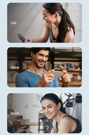 Mcdodo Earphones with Microphone Mini Jack, Black