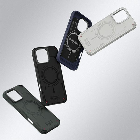 Skinarma etui Mecha iPhone 16 Pro 6.3   Magnetic Charging oliwkowy/olive