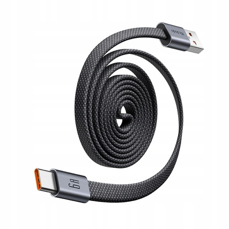 MCDODO KABEL USB-A USB-C SZYBKIE ŁADOWANIE ZWIJANY MAGNETYCZNY 6A 100W 1M