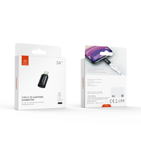 Mcdodo USB-C-Adapter für iPhone, schwarz