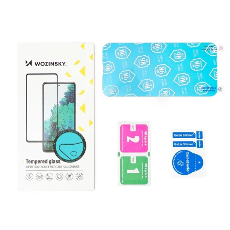 WOZINSKY SZKŁO HARTOWANE FULL COVER DO SAMSUNG GALAXY A73 FLEXI NANO RAMKA