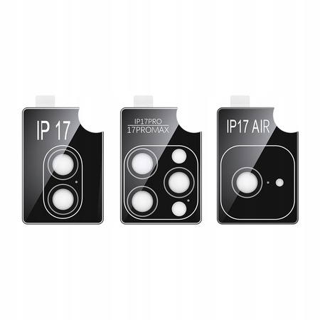 MCDODO SZKŁO HARTOWANE NA APARAT OCHRONNE DO APPLE IPHONE 17 AIR TYŁ SREBNE