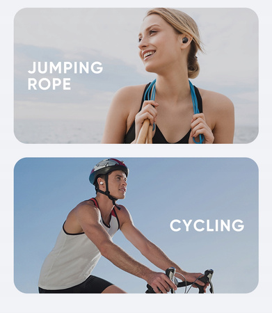 Cã?ti sport wireless Mcdodo AIRLINKS, albe