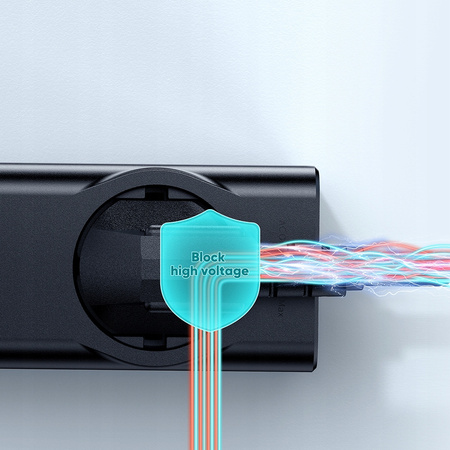 Încãrcãtor prelungitor MCDODO CA GAN 1xUSB 2xUSB-C 1xCA 70W