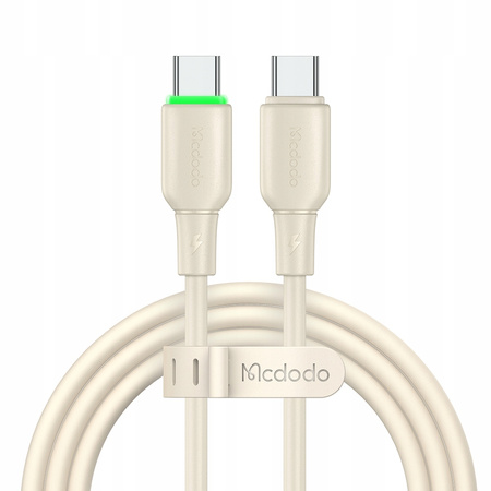 MCDODO KABEL USB-C SZYBKIE ŁADOWANIE DO SAMSUNG APPLE USB TYP C 65W 1M LED