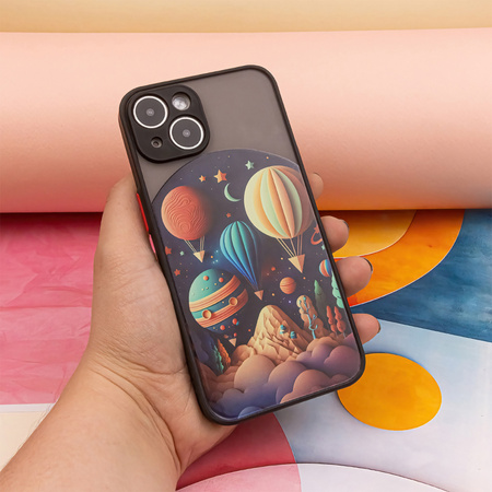 Nakładka Ultra Trendy do iPhone 12 6,1" Travel czarna