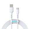 BWOO kabel USB - USB-C 1m 3A biały BO-X172C