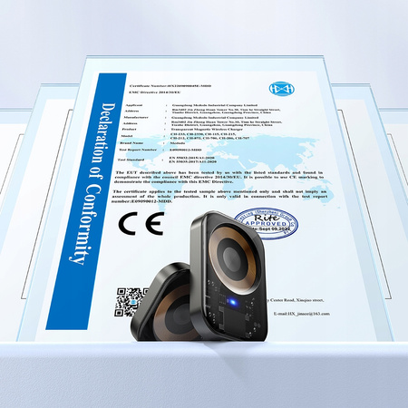 Kabelloses Ladegerät von Mcdodo für Apple Watch 5, 6, 7 und 8, Schwarz