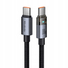 MCDODO KABEL USB-C SZYBKIE ŁADOWANIE USB TYP C 5A 100W 1M LED CZARNY