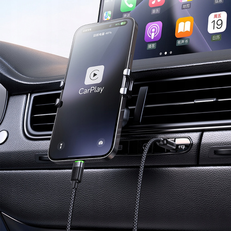 MCDODO KABEL USB-C SZYBKIE ŁADOWANIE DO SAMSUNG XIAOMI TYP C 6A 100W 1M LED