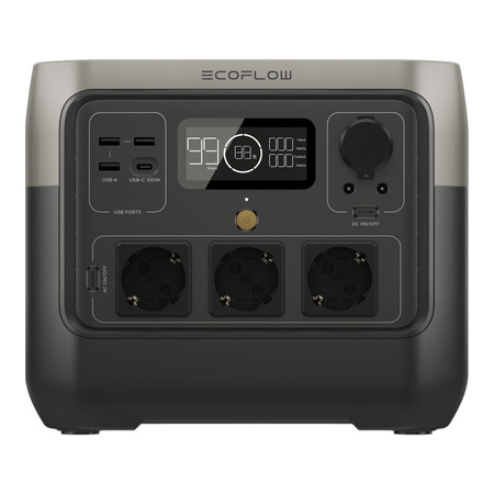 ECOFLOW RIVER 2 PRO PRZENOŚNA STACJA ZASILANIA DO TELEFONÓW SAMOCHODÓW 100W