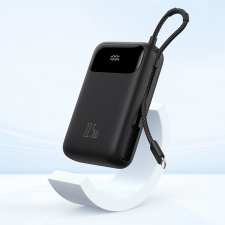 Baterie externã MCDODO 20000MAH cu afi?aj USB USB-C 22.5W + cablu Lightning