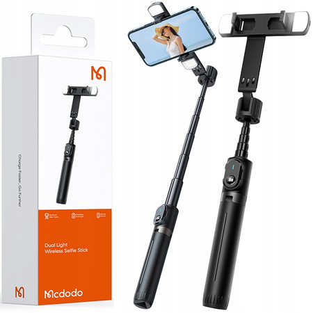 Doppel-Selfie-Stick, Stativ, Bluetooth, schwarz, Mcdodo