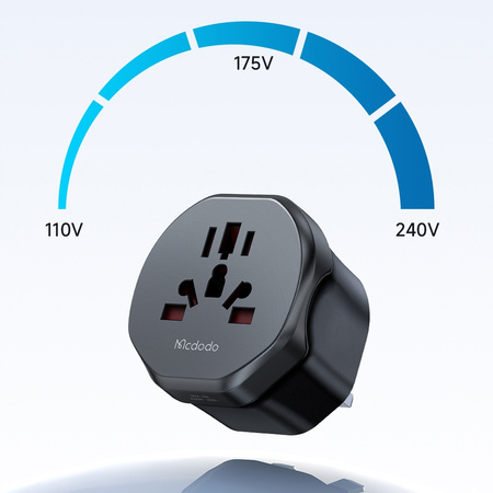 MCDODO Universal-Reiseadapter UK nach EU US UK AU CN 2500 W