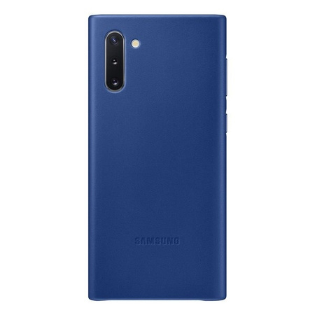Etui Samsung EF-VN970LL Note 10 N970niebieski/blue Leather Cover