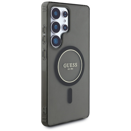 GUESS ETUI POKROWIEC DO SAMSUNG GALAXY S25 ULTRA MAGNETYCZNE GLITTER CIRCLE