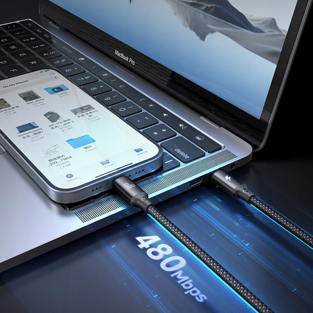 MCDODO Induktives Ladegerät für Apple Watch, 2-in-1-Kabel für iPhone und MacBook, 60 W