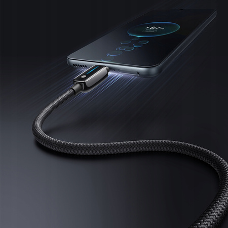 MCDODO ŁADOWARKA KABEL USB-A USB-C SZYBKIE ŁADOWANIE DO IPHONE TYP C 1M LED