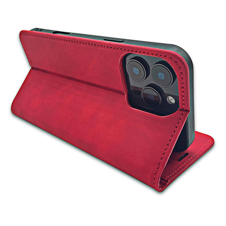 Etui Smart Suede do iPhone 7 / 8 / SE 2020 / SE 2022 czerwone