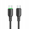 MCDODO KABEL USB-C SZYBKIE ŁADOWANIE DO SAMSUNG APPLE USB TYP C 65W 1M LED