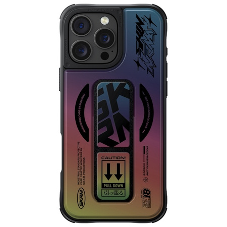 Skinarma etui Kira Kobai iPhone 16 Pro 6.3 Magnetic Charging Grip Stand hologram