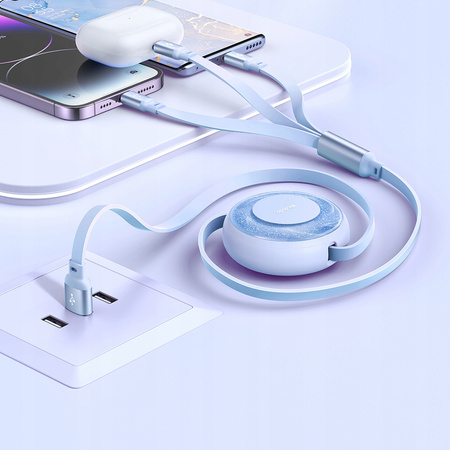 MCDODO KABEL ZWIJANY MICRO LIGHTNING USB-C 3W1 66W