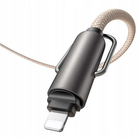 MCDODO CUREA DE GÂT PENTRU TELEFON, CU INSER?IE CROSSBODY, BEJ, PENTRU CABLU, PENTRU IPHONE