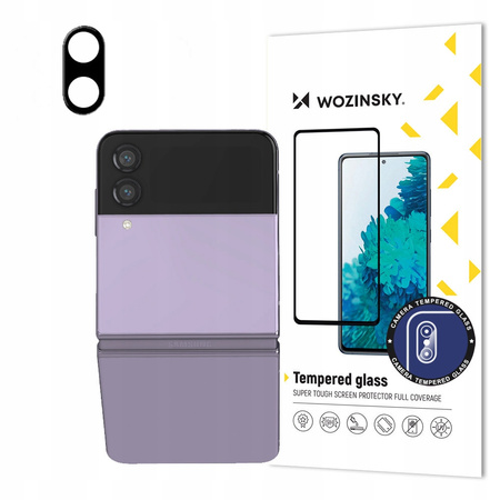 WOZINSKY SZKŁO HARTOWANE FULL CAMERA GLASS DO GALAXY Z FLIP 4 NA APARAT 9H