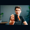 Dysk Zewnętrzny Verbatim Pocket SSD 1TB - brelok do kluczy z kablem USB-C 3.2 gen.2 czarno-pomarańczowy/black-orange 32193