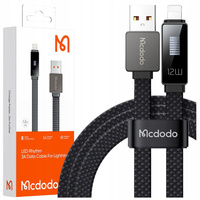 Cablu încãrcãtor USB Lightning MCDODO cu încãrcare rapidã pentru iPhone 1M LED