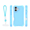 Nakładka SafePop ze smyczą do iPhone 17 6,3" niebieska