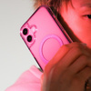 Skinarma etui Saido iPhone 16 6.1 Magnetic Charging różowy/pink