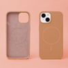 Nakładka Silicone Thin Mag do iPhone 14 6,1" karmel