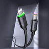 Cablu încãrcãtor MCDODO USB-C cu încãrcare rapidã Lightning pentru iPhone 1M LED