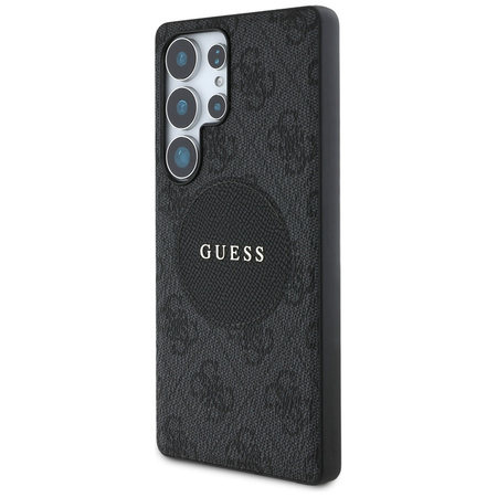 GUESS ETUI CASE DO SAMSUNG GALAXY S25 ULTRA MAGNETYCZNE 4G ROUND PATCH LOGO