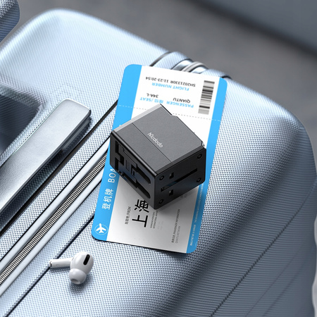 MCDODO ŁADOWARKA USB ADAPTER PRZEJŚCIÓWKA ANGIELSKA WTYCZKA USA UK EU US