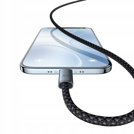 MCDODO KABEL USB-A USB-C SZYBKIE ŁADOWANIE USB TYP C 6A 100W 1M LED BIAŁY